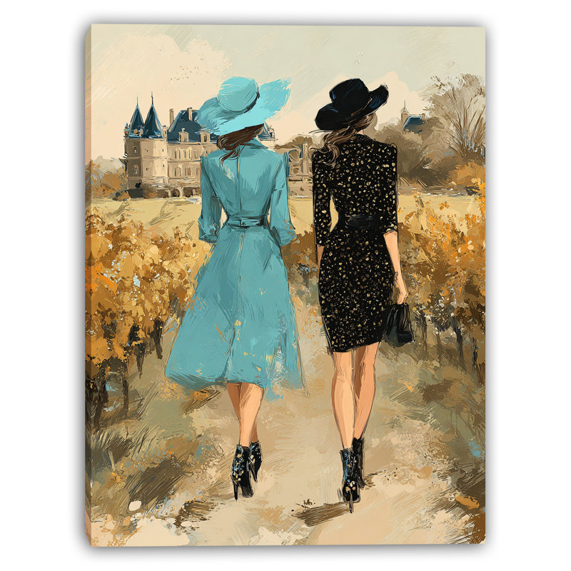 Autumn Walk Wrapped Canvas Wall Art, 48" H x 36" W