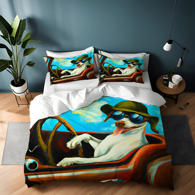 Ensemble de housse de couette , Housse de couette pour très grand lit et 2 très