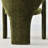 Modern Chenille Upholstered Dining Chair With Arm-377680031