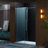 WOODBRIDGE Frameless Single Sliding Shower Door, 56-60" Width x 80"Height with 3/8"(10mm) Clear Tempered Glass-116272829