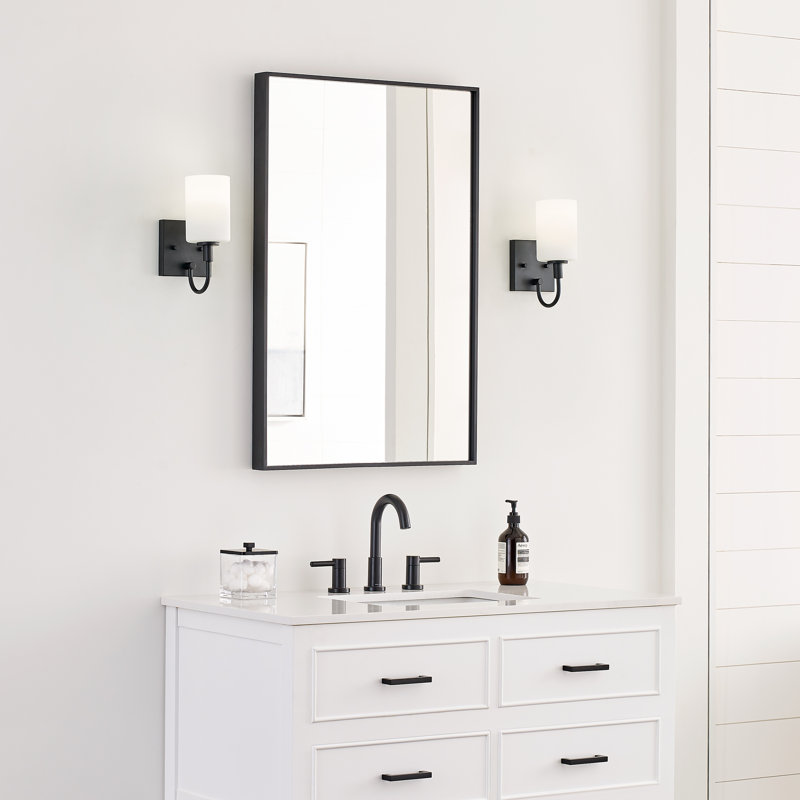 One Light Wall / Bath Sconce, Brushed Nickel