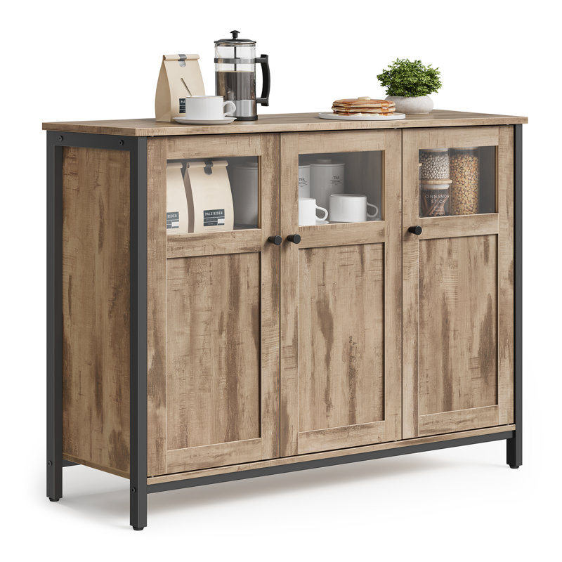 Adisynne 100cm Sideboard, Brown/Black