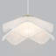 Luminaire suspendu simple en tissu à 1 lumière à intensité variable avec ampoule E26 Canek pour îlot de cuisine ou salon Canek