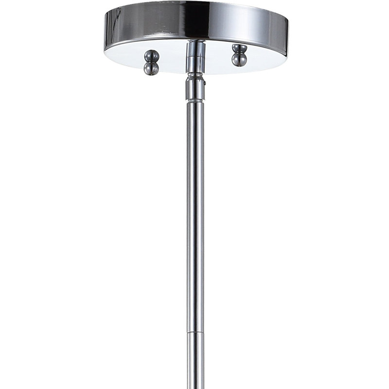 Luminaire suspendu tambour 4 lumières façon bougie Zeitz, H 13,75 po x l 13 po x P 13 po
