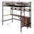 Multifunctional Loft Bed With Integrated L-Shaped Study Area, Charging Ports, Drawers, Shelves And Safety Guard