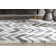 Arden Power Loom Black/Grey Rug