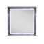 Miroir lune lisse blanc avec DEL-845403350