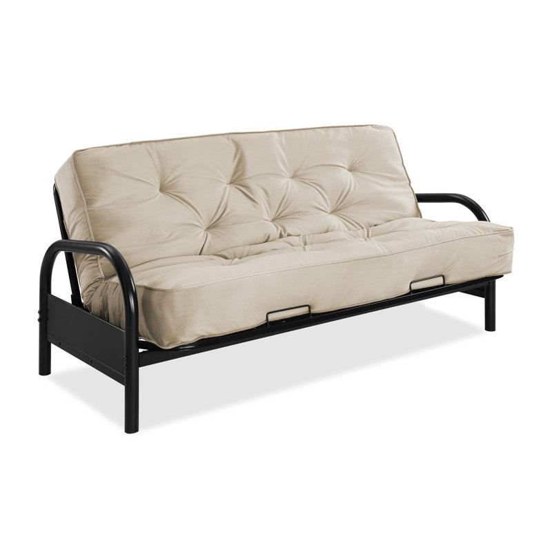 Futon avec matelas Dallas, Biscuit
