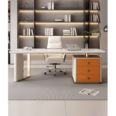 Bureau de comptoir léger et luxueux