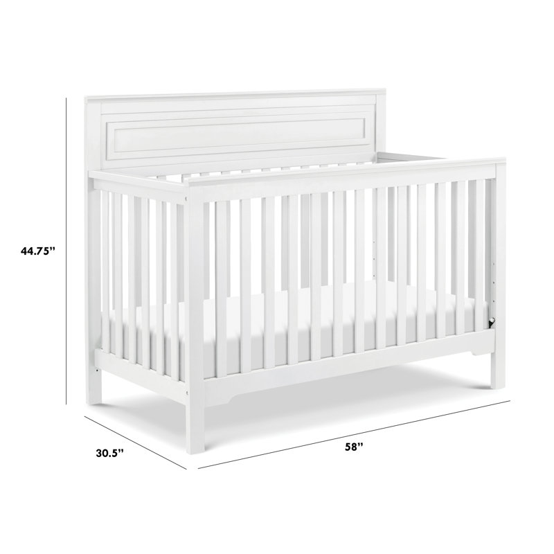 Lit de bébé convertible 4-en-1 Autumn, Blanc
