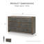 Commode 6 tiroirs Bartolomeu