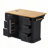 56 inch Kitchen Island with Rubber Wood Veneer Drop Leaf-1314512781