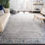 Tapis gris clair / bleu Asucena-497506909