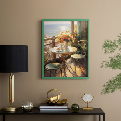 Reproduction encadrée FLORAL Series DCCL - bois massif