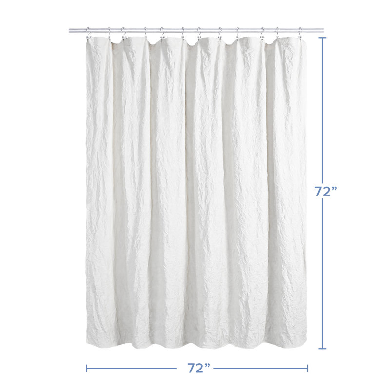 Rideau de douche Kimlyn, Blanc