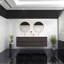Meuble-lavabo mural double l 71 po x P 19,6 po x H 21,75 po Aurik-77132998