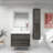 35.4'' Single Bathroom Vanity with Acrylic Top-270177624