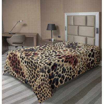 Polyester Animal Print Flat Sheet
