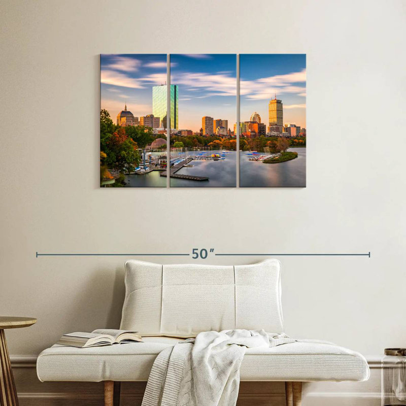 Syd Charles River Dock Boston, 24" H x 38" W