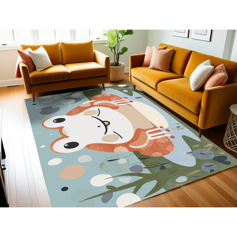 Tapis pour enfants East Urban Home, Rectangulaire 2 pi x 3 pi