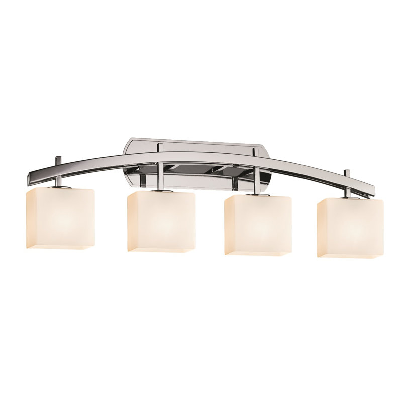 Casson 4 - Light Bath Bar, Polished Chrome, Opal