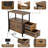 Ahmik 2 - Drawer End Table and Built-In Outlets