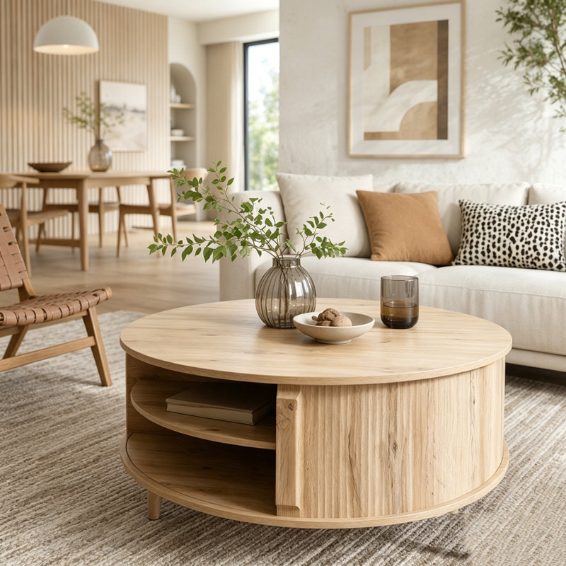 Table basse Minimalist, Bois d'acacia