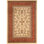 6' x 9' Ivory & Rust Area Rug – Non-Shedding, Easy-Care Carpet for Living Room, Bedroom & Dining