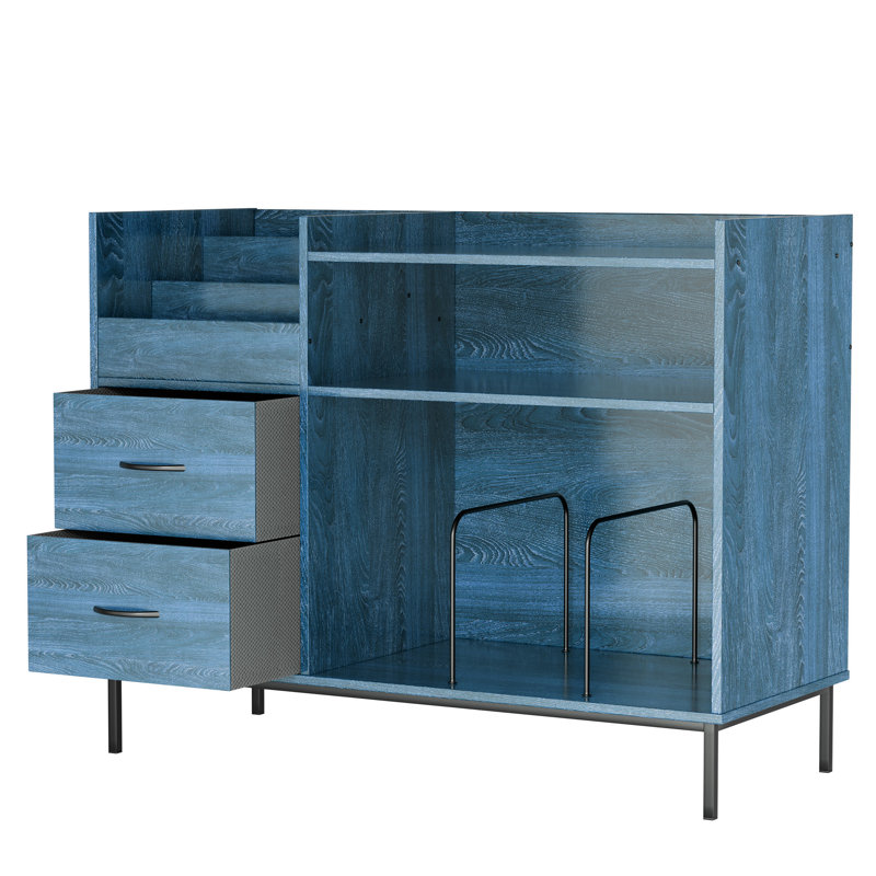 Support audio, support pour tourne-disque, Bleu