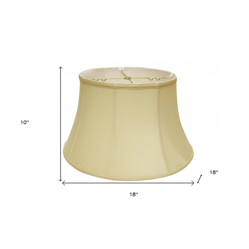 Abat-jour tambour en soie antique Monay Shantung