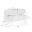 Banc de rangement rembourré en velours-1444810689