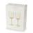 Tulip Stemmed Wine Glasses in Amber