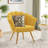 Velvet Barrel Chair-752245513