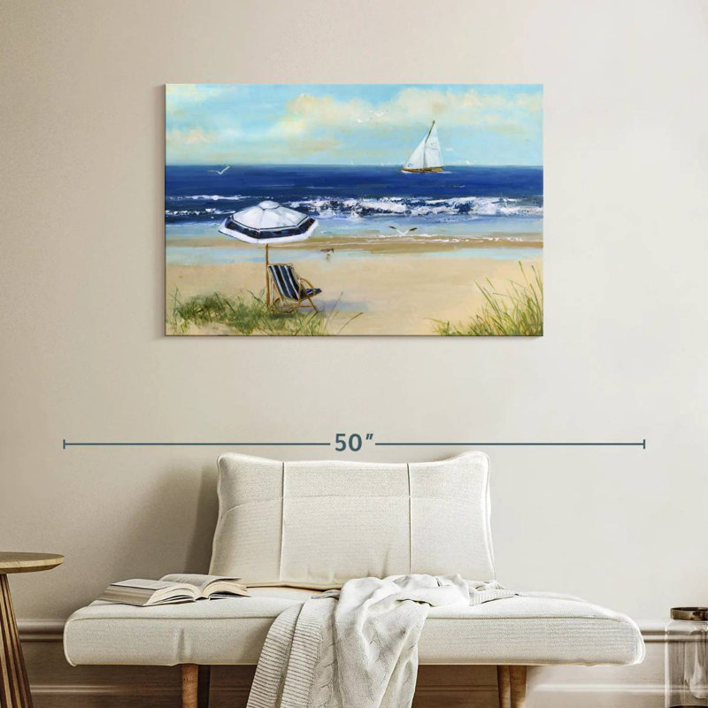 Alvord Azure Beach Life I, 26" H x 39" W