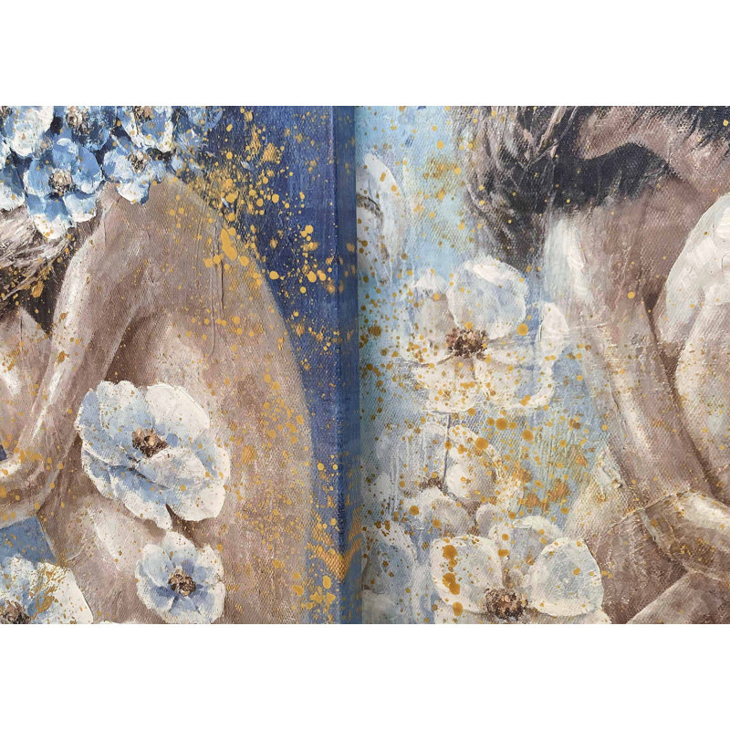 Nymphs - 2 Piece Wrapped Canvas Print