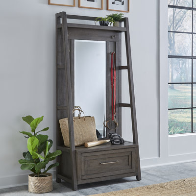 Arbre d'entrée Bettee avec banc et rangement pour chaussures