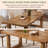 63" Live Edge Solid Wood Dining Table
