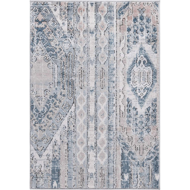 Wenden Ikat Indoor Rug, Rectangle 2'2" x 3'