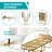 Rollaway Folding Bed with 5" Memory Foam Mattress-221687043