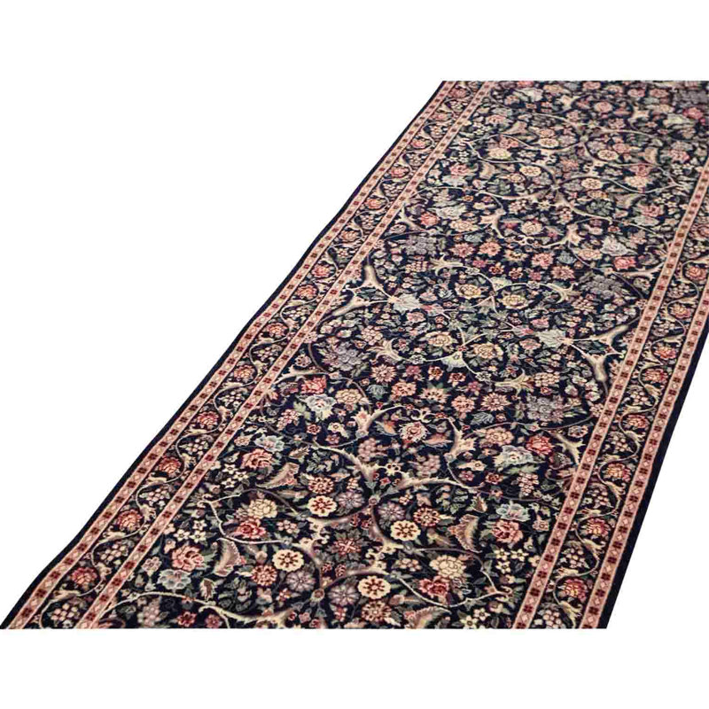 Tapis de couloir en laine noué à la main