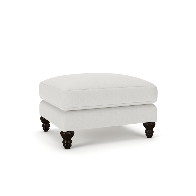 Repose-pieds rembourré Walters, Beige Macarena