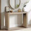Console moderne en bois massif Jearline avec texture brossée | Mince profondeur, utilisation multifonctionnelle-1099001720-1107495118