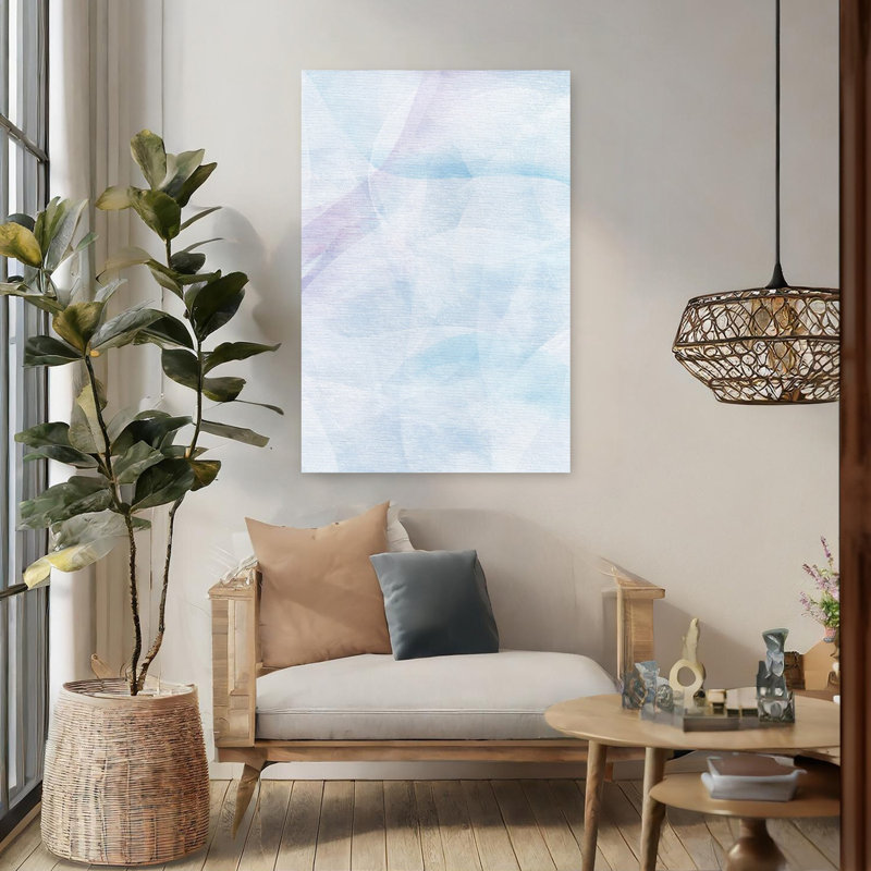 Art contemporain contemporain éthéré, H 48 po x l 32 po