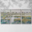 Marshland View V, ensemble de 3 toiles encadrées-227939537-227939536
