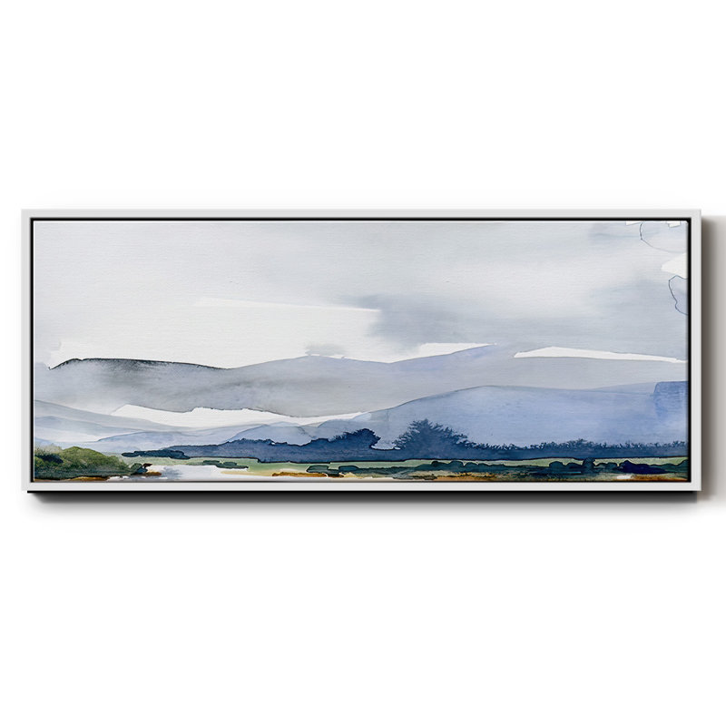 Blue Ridge I- Framed Canvas