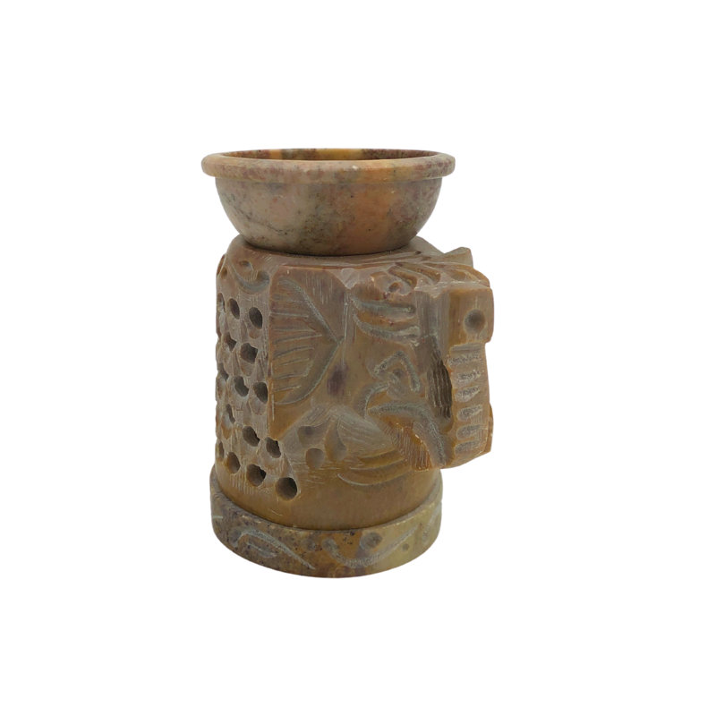 6'' H Stone Tabletop Tealight Holder