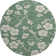 Premium Machine Washable Birchview AMF1034 Floral Rug