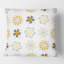 Coussin rétro à motif floral rétro Mid-Century-400666311