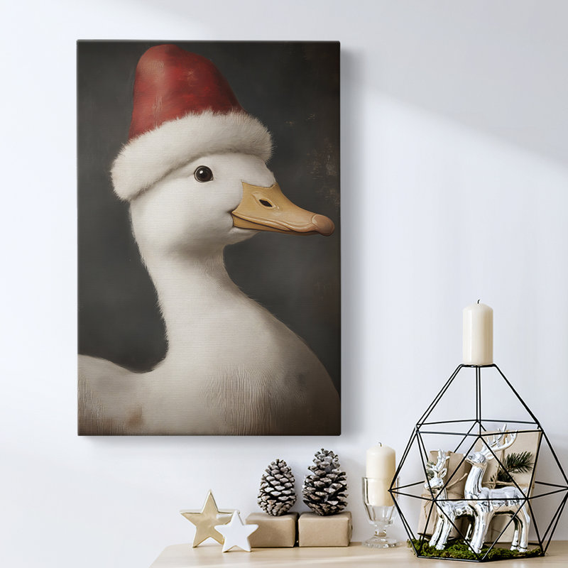 Art des Fêtes de Noël - Toile tendue avec châssis - Série 2-CX, H 60 po x l 40 po
