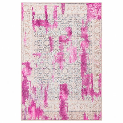 Large Abstract Rugs Living Room Rug Washable Bedroom Rug Non-Slip Colorful Vintage Accent Floor Carpet For Home Decor
